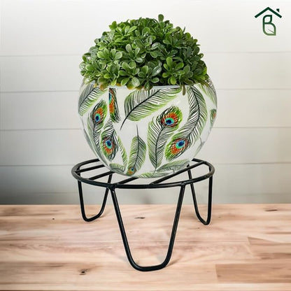 Craft Castle Elegant Iron Flower Pot Stand