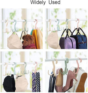 Rotated Hanger Space-Saving Wardrobe Organizer