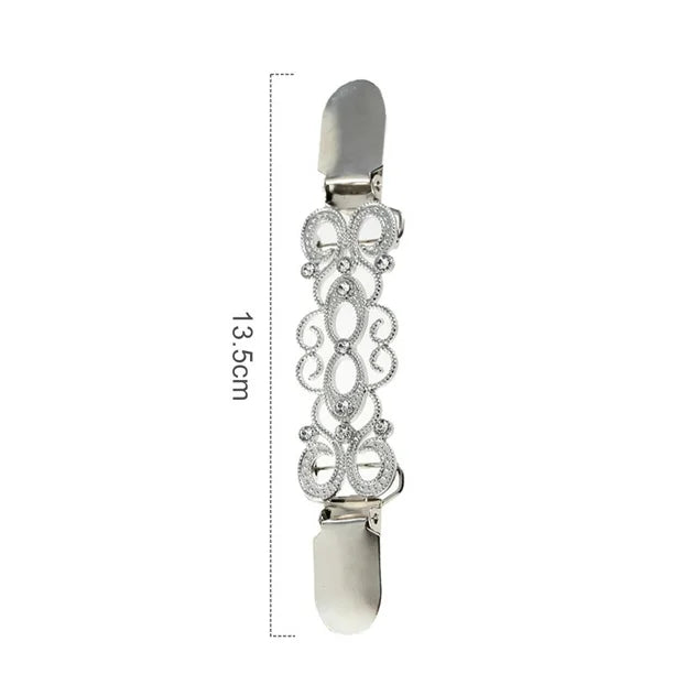 Elegance Vintage Floral Dress Clip