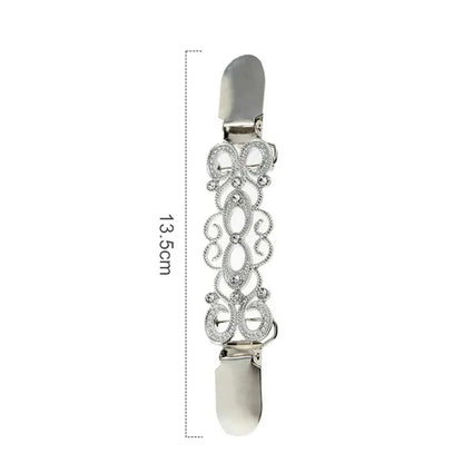 Elegance Vintage Floral Dress Clip