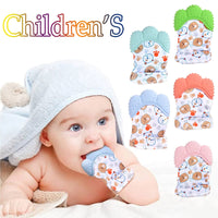 Newborns Baby Silicone Molar Teether Gloves