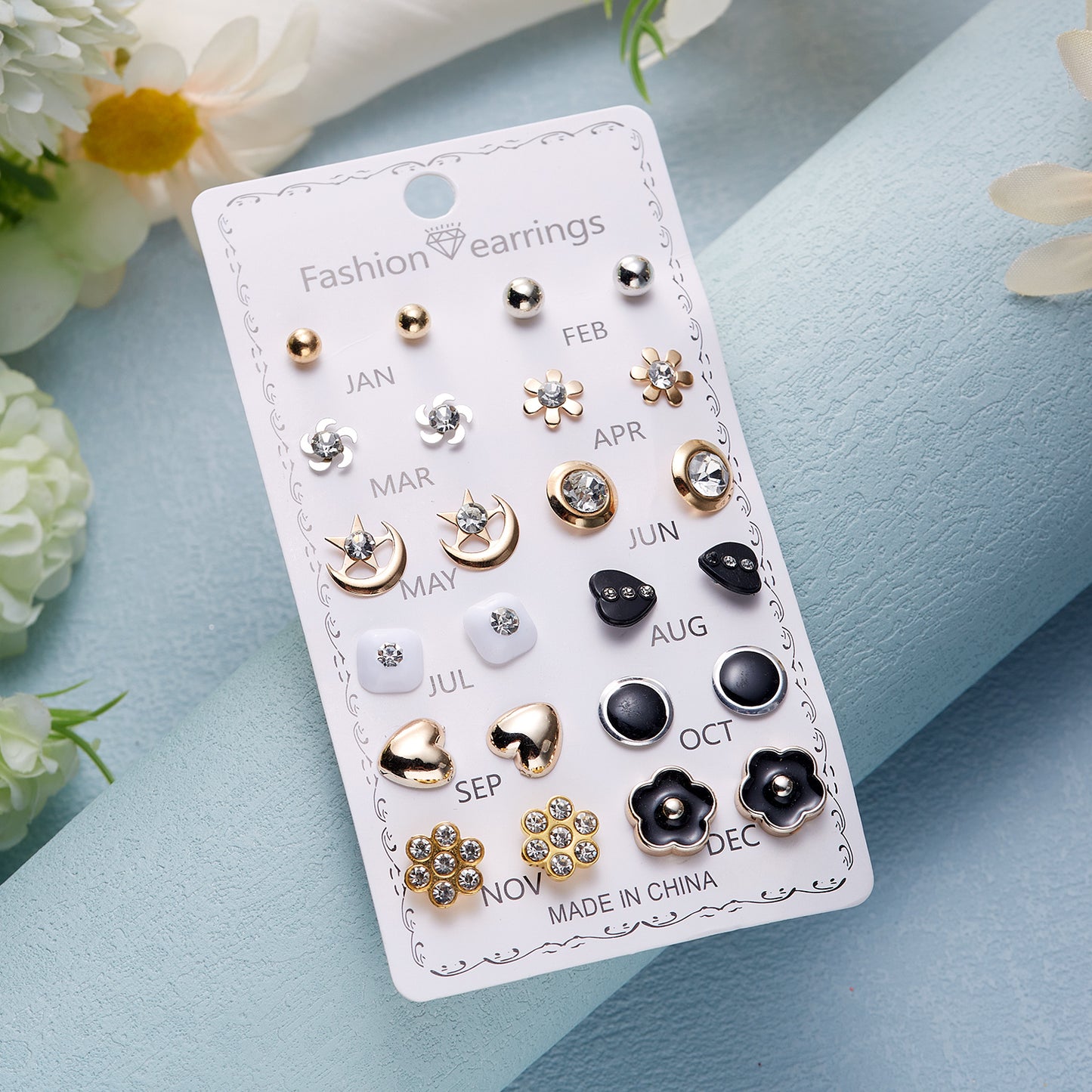 Love Stud Earrings