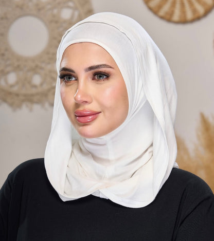 Easy Slip-On Hijab with Hood