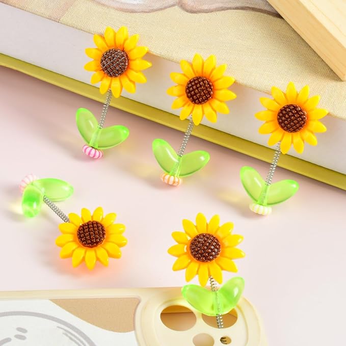 Cute Sunflower Car Dashboard Decor
