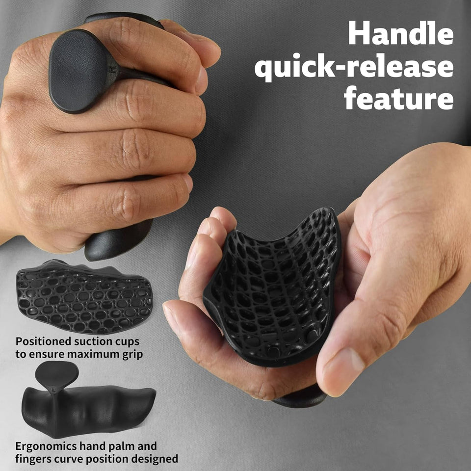 Ergonomic Gym Grips & Finger Trainer for Strength & Protection