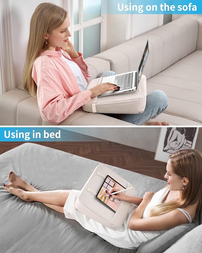 Computer Lap Desk with Pillow Cushion