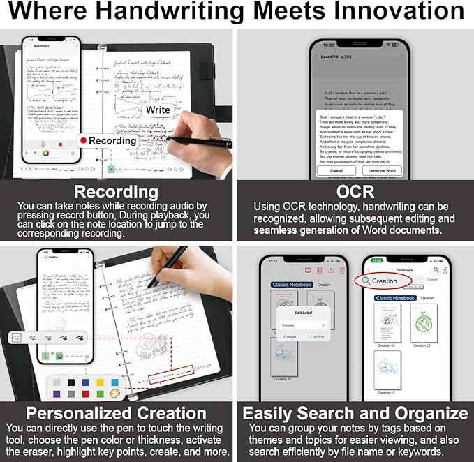 Smart Pen & Notebook Digital Note-Taking Solution