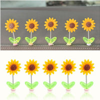 Cute Sunflower Car Dashboard Decor