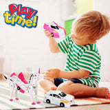 Magical Unicorn Transforming Car Robot