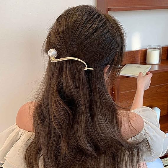 Sweet Barrettes Pearl Hair Grips