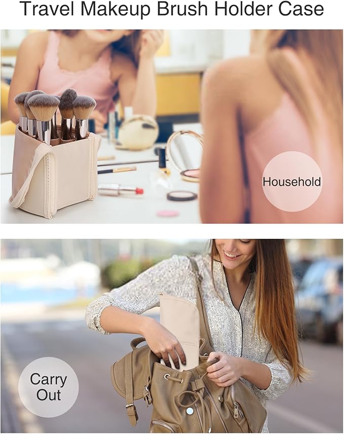 Stand-Up Makeup Brush Holder