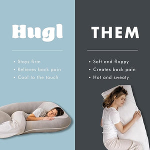 Ultra Supportive Hug Self-Cooling Body Pillow