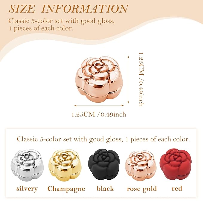 Elegant Flower Magical Magnetic Pin (4 Pairs)