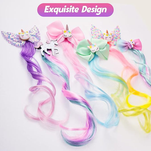 Little World Curly Hair Clips for Girls ( Pair)