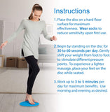 Round Acupressure Foot Massage Mat