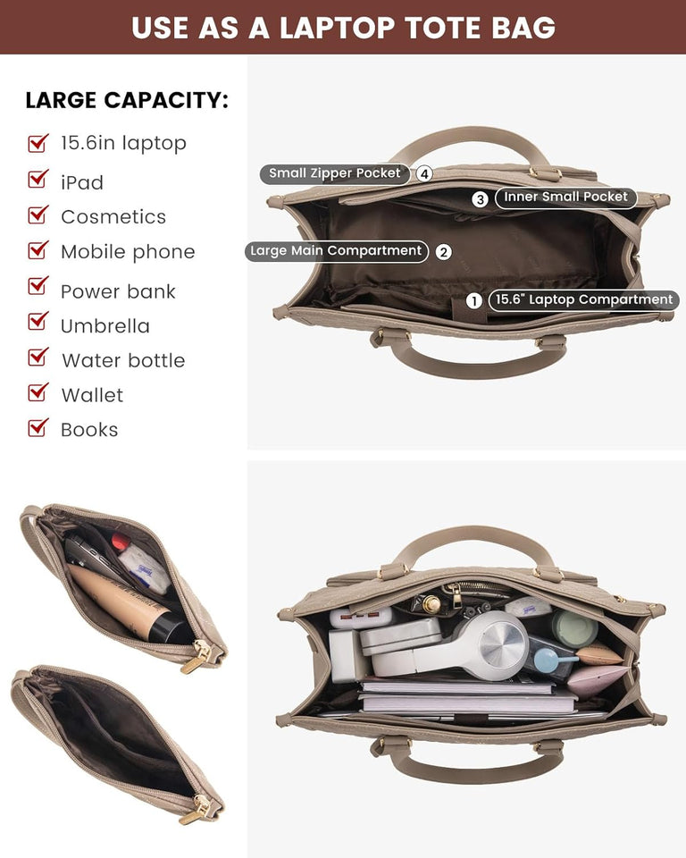 Multi-functional Quilted Shoulder Bag