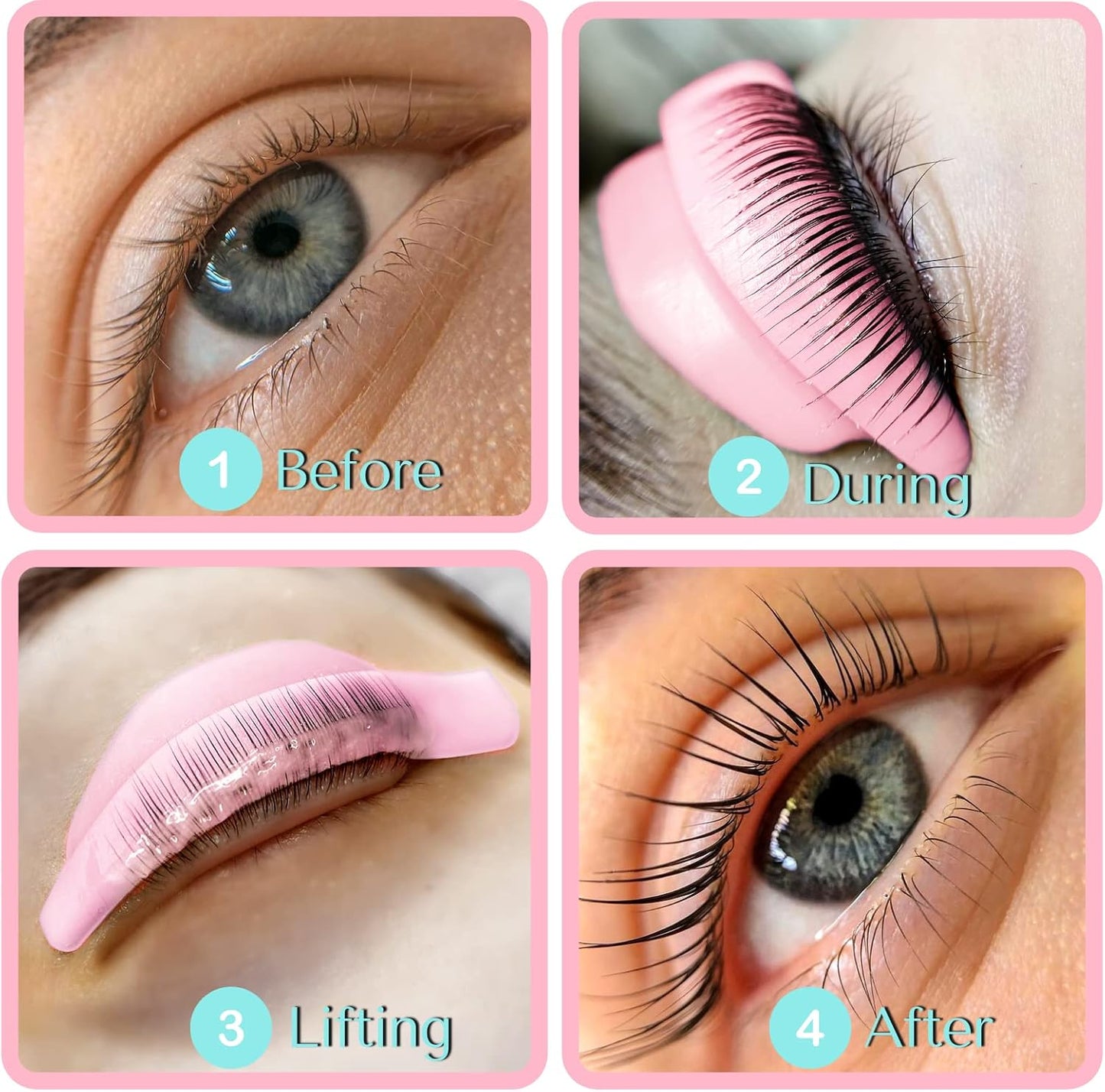 Silicone Eyelash Lift Pads (2 PCS )