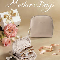 Travel Jewellery Bag – Compact Waterproof PU Leather Jewellery Organizer