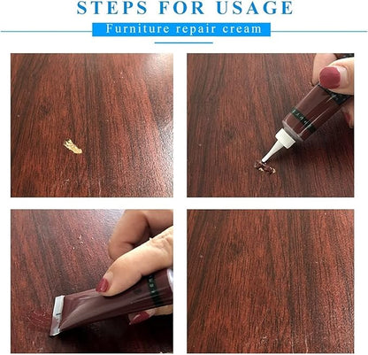 Wood Furniture Stain Repair Paste & Crack Filler