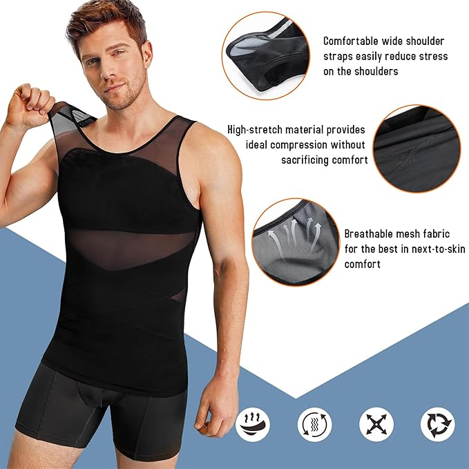 Men’s Compression Shirt Body Shaper