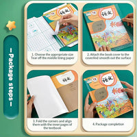 Transparent Paper Sticker Book Cover Film