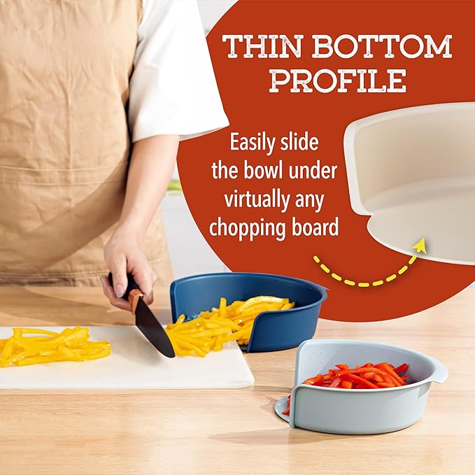 Food Prep Bowls for Under Chopping Board