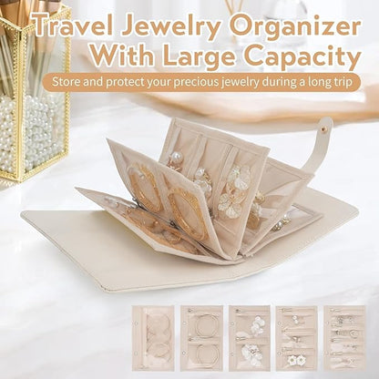 Luxury Portable Jewelry Storage Book