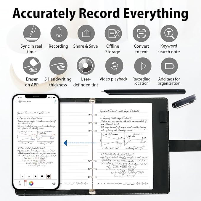 Smart Pen & Notebook Digital Note-Taking Solution