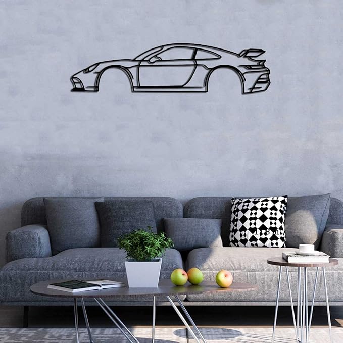 Metal Car Wall Art Garage Decor