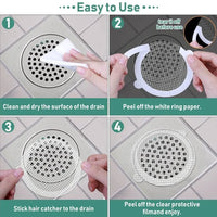 🔥10 PCS Disposable Shower Drain Hair Catcher