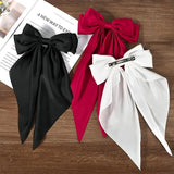 Elegant Ribbon Bowknot Hair Clip for Women