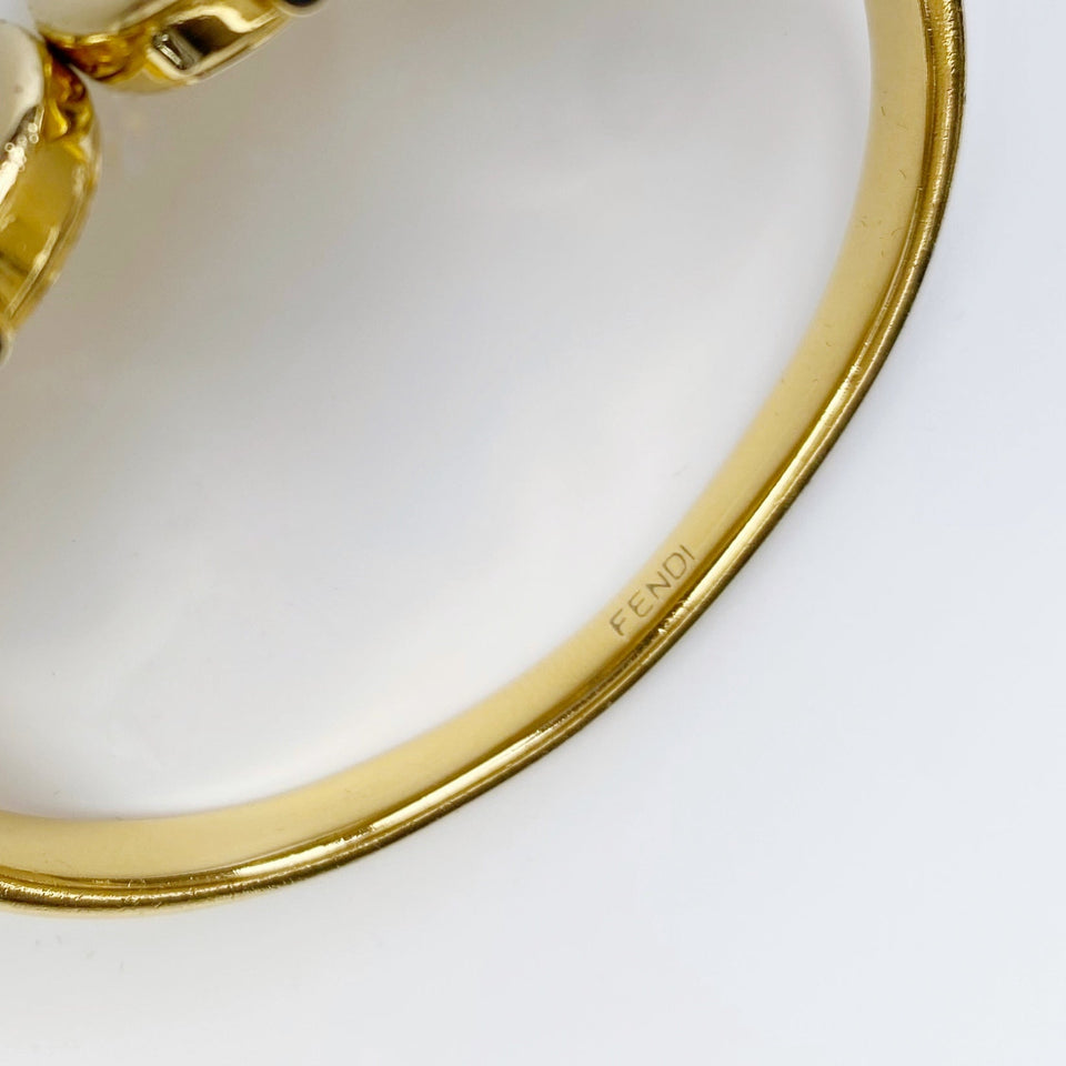 Vintage Double Face Wristwatch Bangle