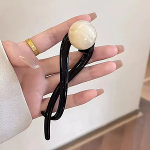 2pcs Faux Pearl Hair Clip