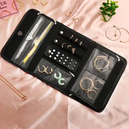 Luxury Foldable Jewelry Storage Pouch
