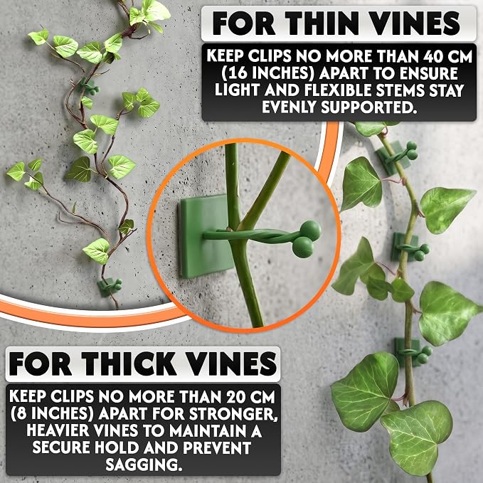 Self-Adhesive Climbing Plant Wall Clips
