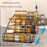 Kitchen Spice Countertop Pull-Down Pantry Cabinet Organizer