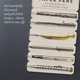 Fabulously Flat Paper Pens (Pack of 6)