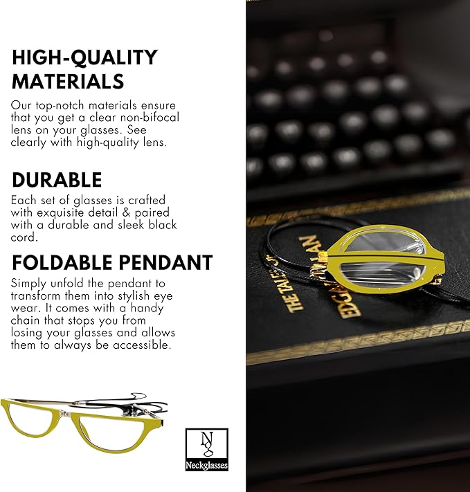 Reading Neckglasses Pendant