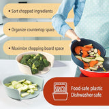Food Prep Bowls for Under Chopping Board