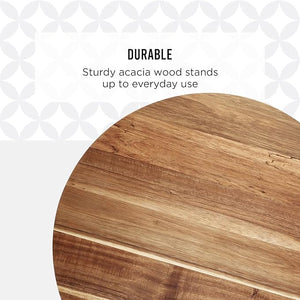 Wooden Turntable Serving Tray