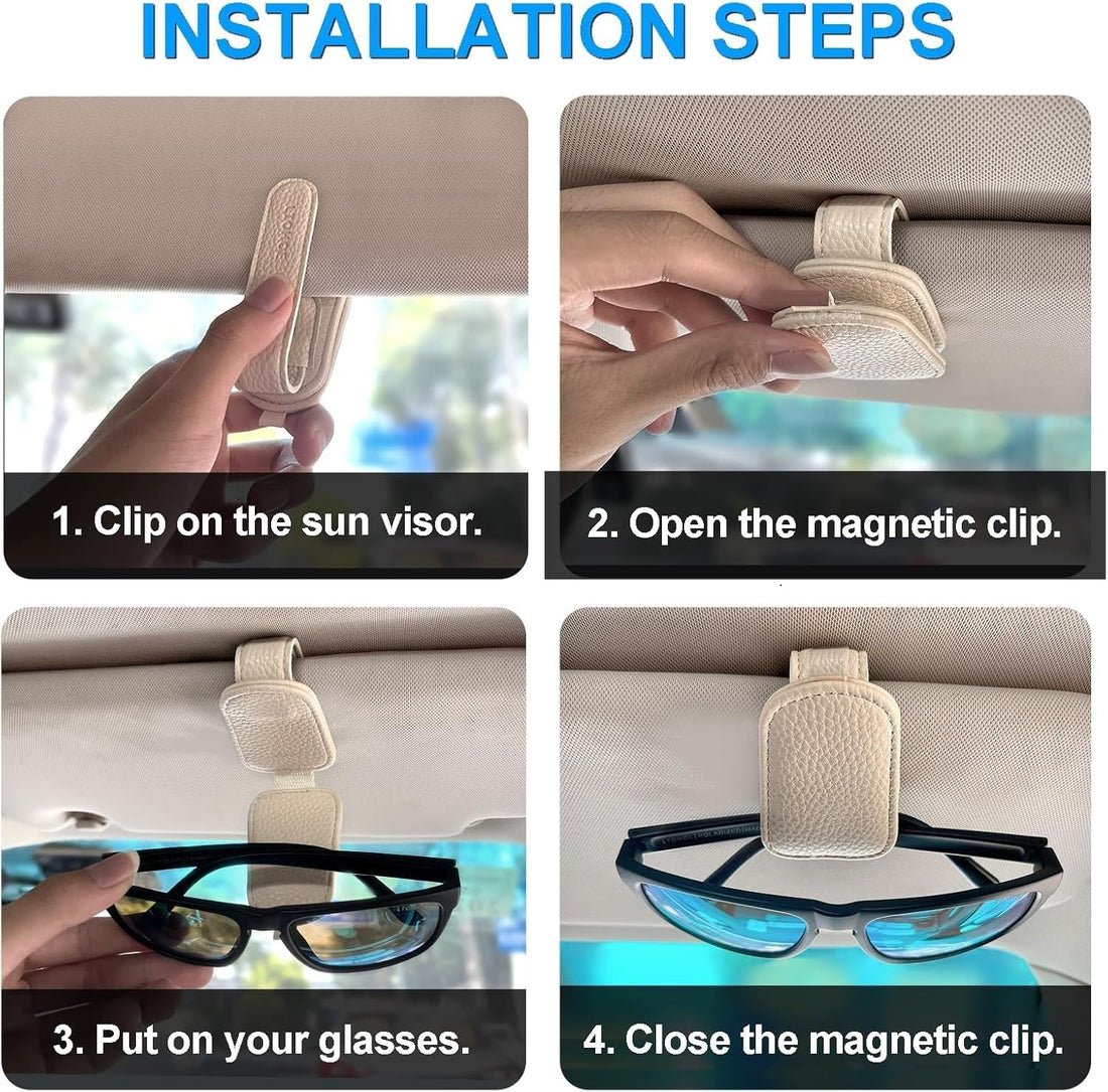 Sunglasses Holder for Car Visor