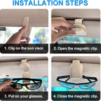 Sunglasses Holder for Car Visor