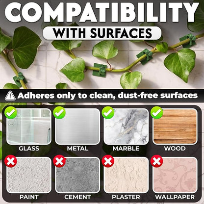 Self-Adhesive Climbing Plant Wall Clips