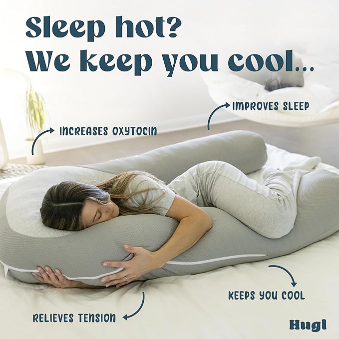 Ultra Supportive Hug Self-Cooling Body Pillow