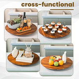 Wooden Turntable Serving Tray