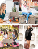Multi-functional Quilted Shoulder Bag