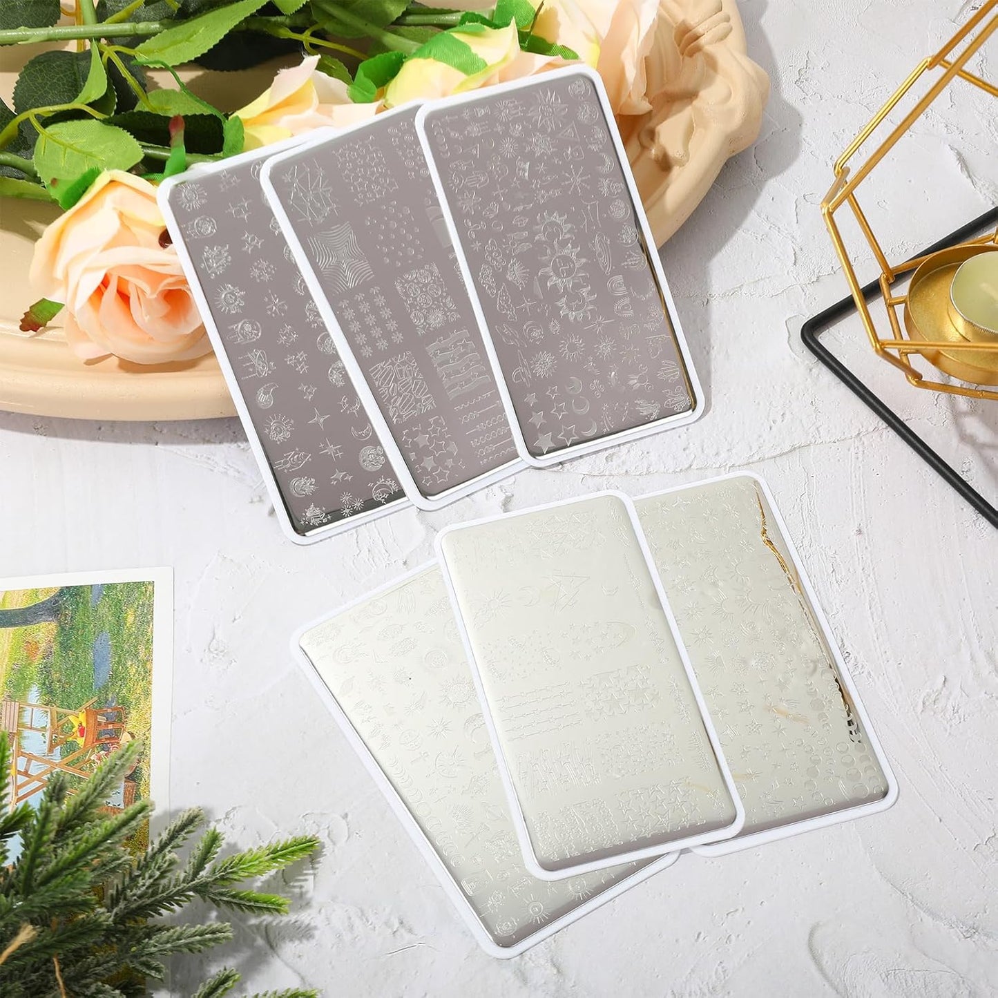 Reuseable Magic Nail Art Stamper