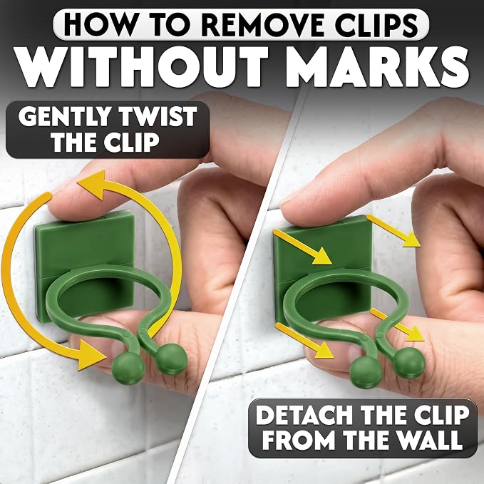 Self-Adhesive Climbing Plant Wall Clips