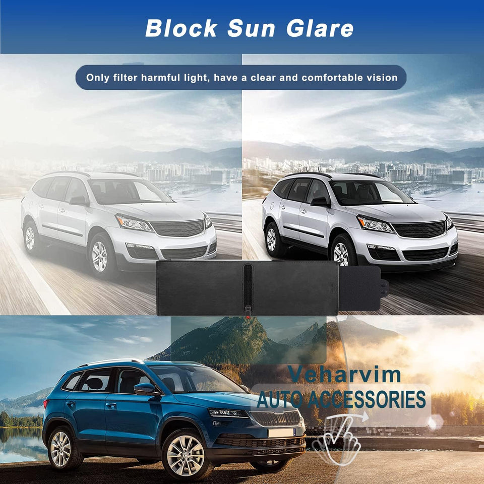 Zipper Retractable Portable Car Sunblock