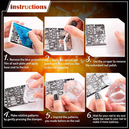 Reuseable Magic Nail Art Stamper